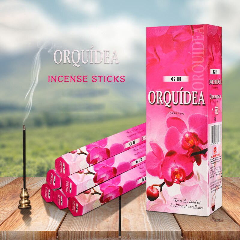 Original Indian Incense 20 Sticks Meditation Palo Santo White Sage Incense Room Air Fresh Aromatherapy
