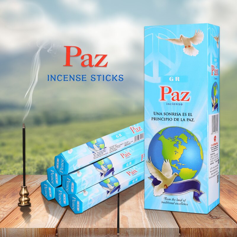 Original Indian Incense 20 Sticks Meditation Palo Santo White Sage Incense Room Air Fresh Aromatherapy